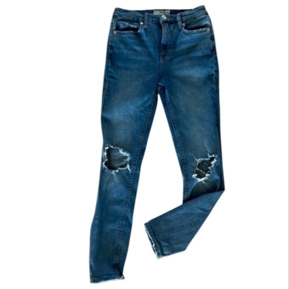 Free People We the Free size 27 busted knee skinny jeans